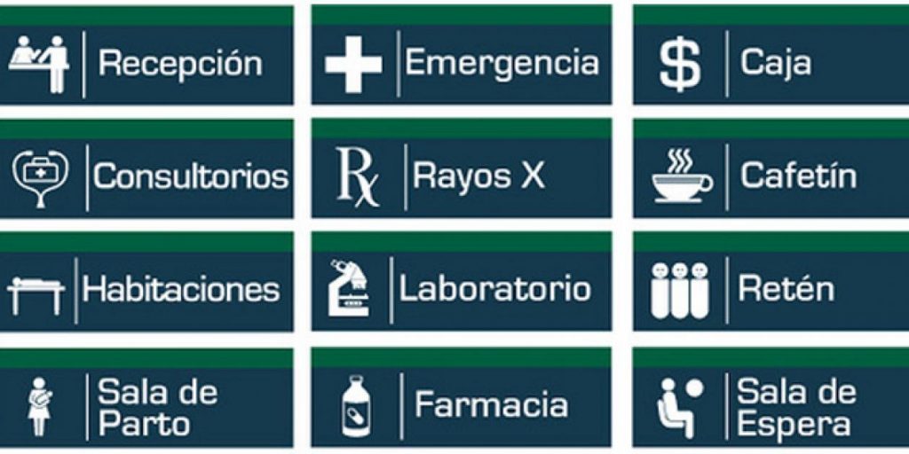 Señalética hospitales