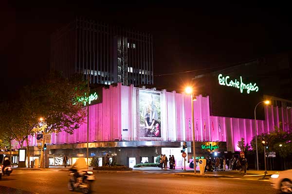 Letras corpóreas El Corte Inglés