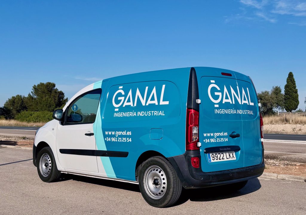 rotulación furgonetas con vinilo alta calidad ganal
